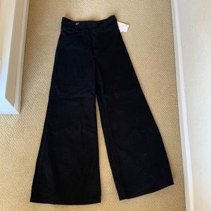 Free People Youthquake black bell bottom pants